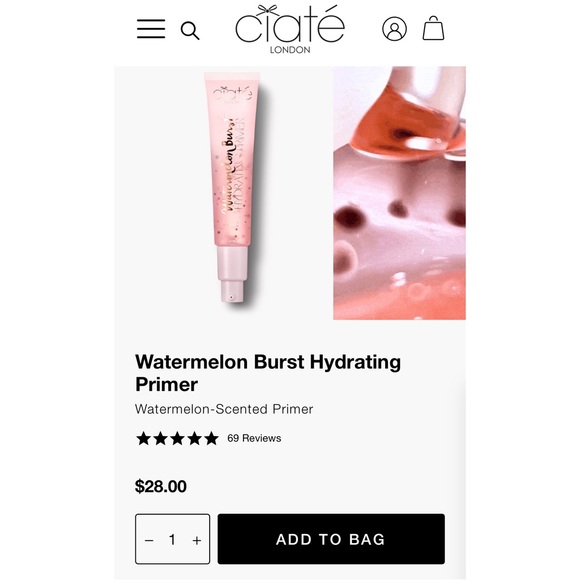 Watermelon Burst Hydrating Primer — Ciate London - Picture 5 of 5